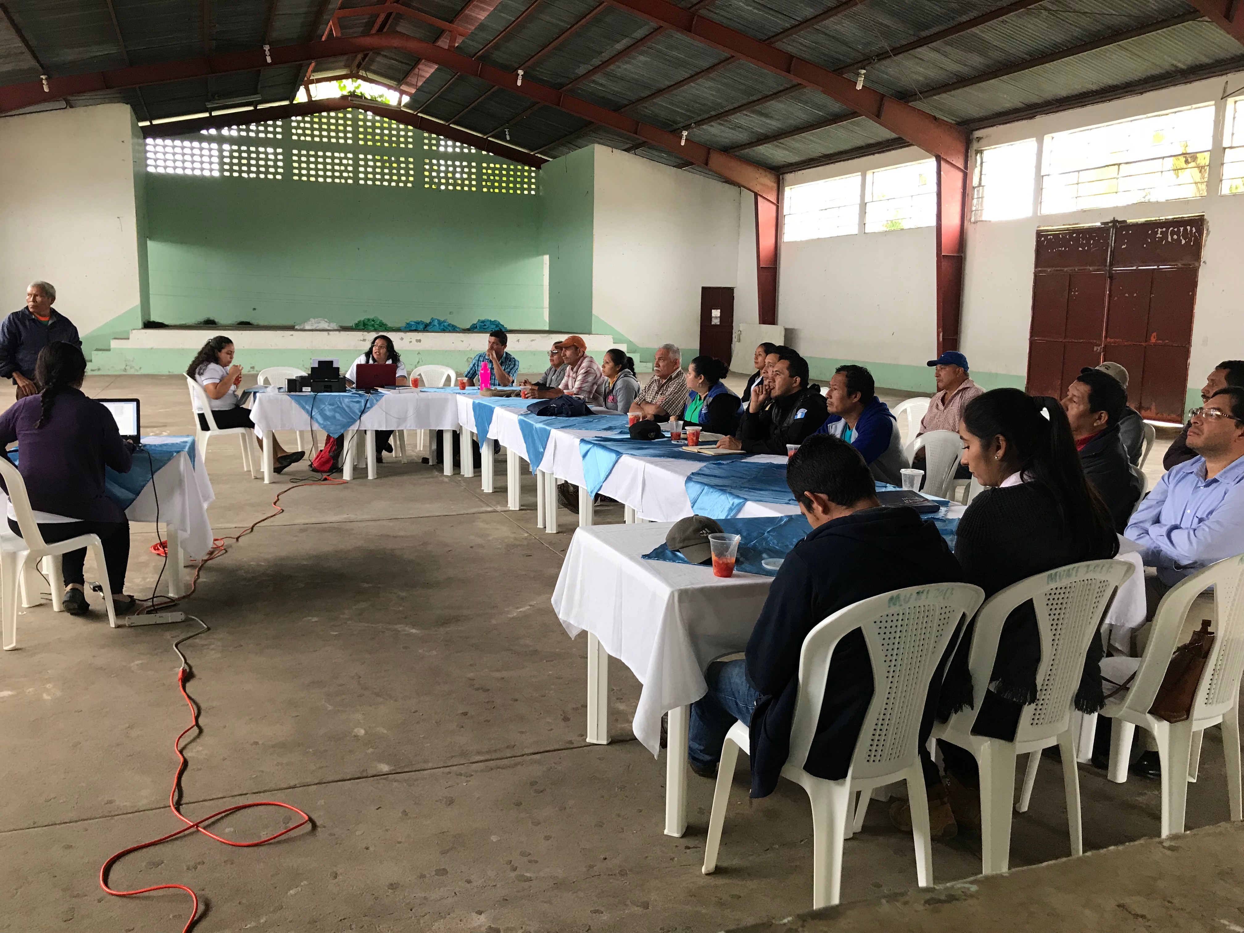 Primera reunión del COMUDE del año 2018