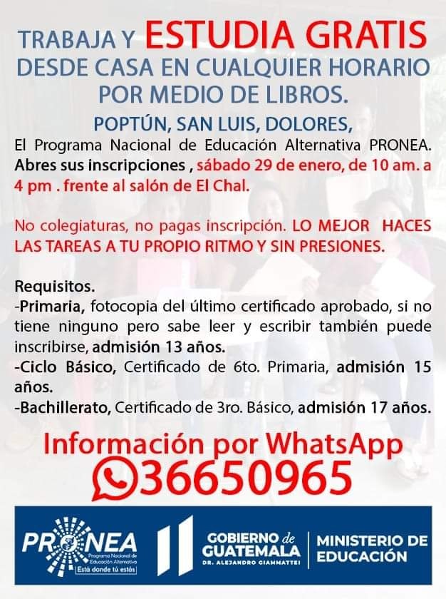 ESTUDIA GRATIS EN PRONEA