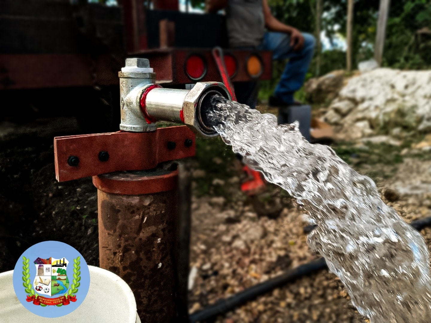 AFORO DE AGUA AL TANQUE ELEVADO DEL CASERÍO MOJARRAS DOS.