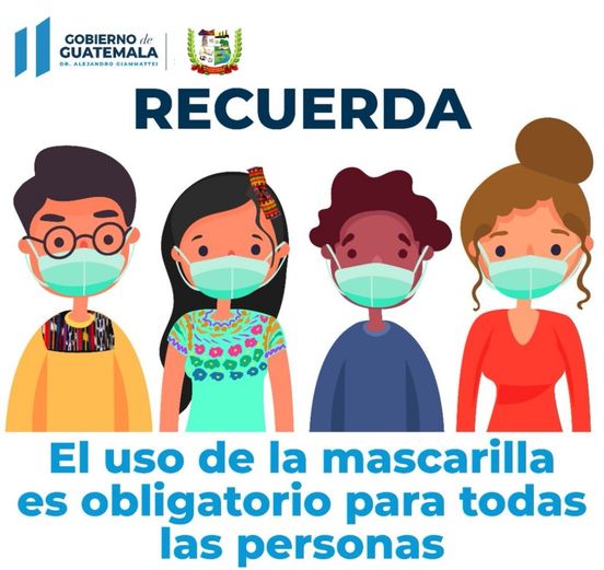 El uso de la mascarilla será obligatorio en ambientes abiertos y cerrados de todo el país.