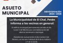 ASUETO MUNICIPAL