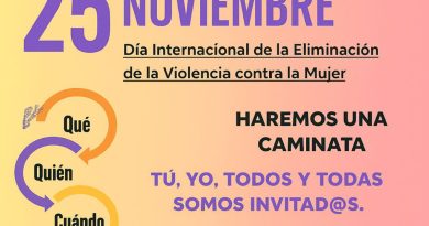 INVITACIÓN A CAMINATA POR EL DÍA DE LA NO VIOLENCIA CONTRA LA MUJER INVITACIÓN A CAMINATA POR EL DÍA DE LA NO VIOLENCIA CONTRA LA MUJER