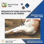 REQUISITOS PARA SOLICITAR MATRÍCULA DE FIERRO PARÁ MARCAR GANADO