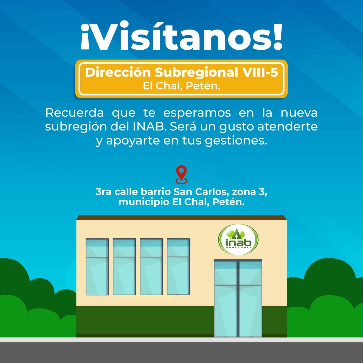 INAB Subregión VIII-5 Atiende en El Chal, Petén - Municipalidad de El ...