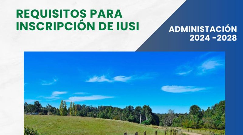Requisitos para Inscripción al IUSI Requisitos para Inscripción al IUSI